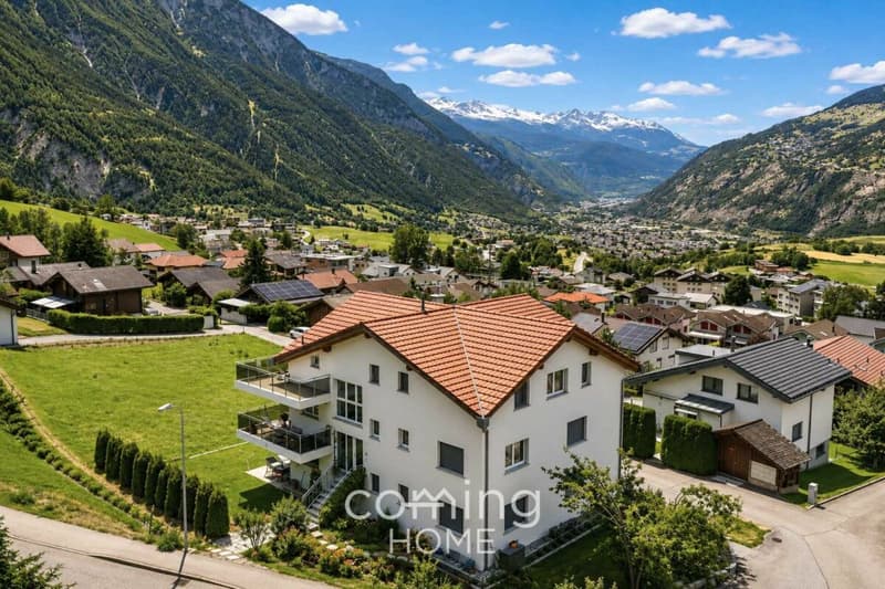Élégant appartement de 5,5 pièces avec jardin d'hiver et vue sur les montagnes à Ried-Brig (15)