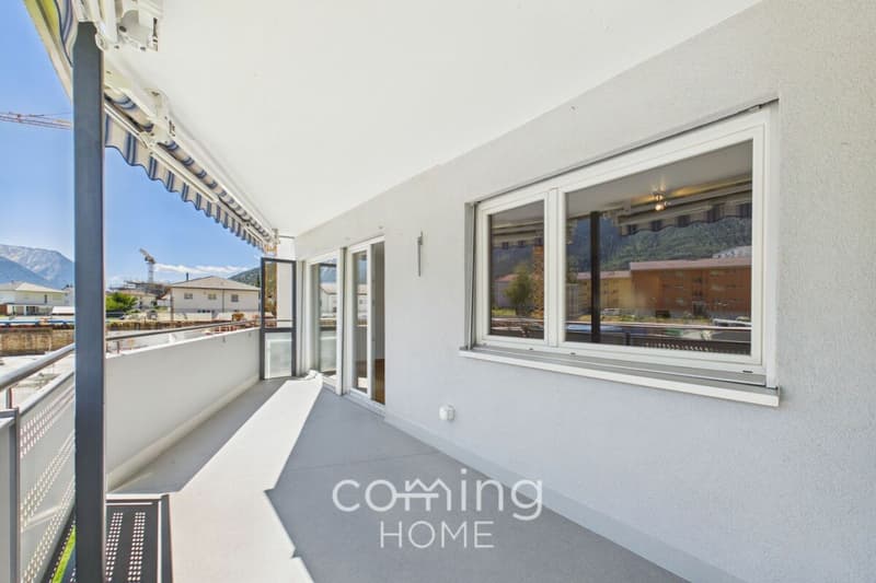 Appartement de 4.5 pièces soigné à Steg-Hohtenn avec balcon ensoleillé et vue sur les montagnes (11)