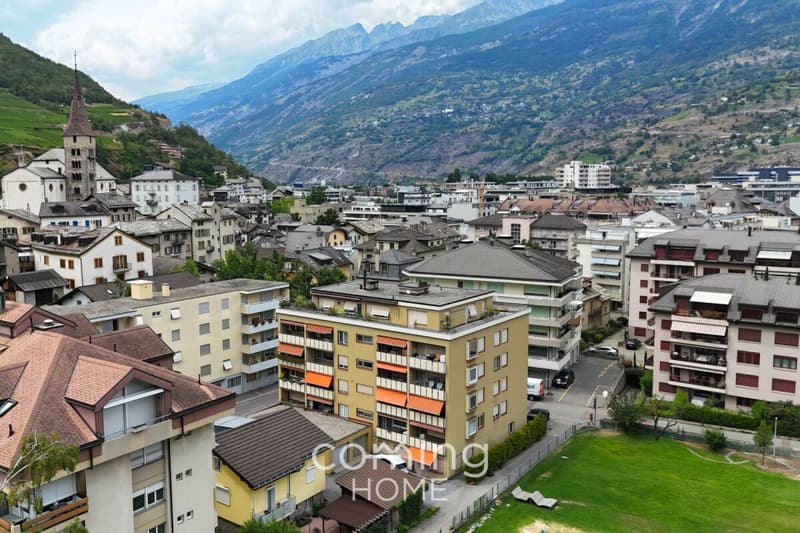 Appartement bien entretenu de 3,5 pièces avec vue sur les montagnes à Viège (10)