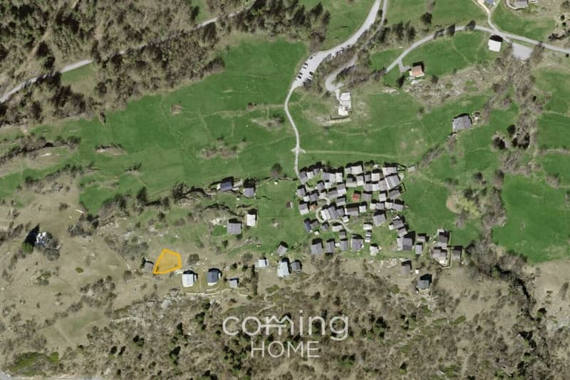 Sunny building plot with panoramic mountain views in Finnen, Eggerberg (2)