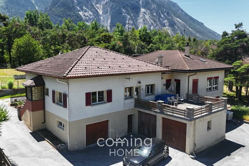 5.5-Zimmer-Einfamilienhaus in Susten - sonnige Lage, grosses Grundstück, Entwicklungspotenzial (1)