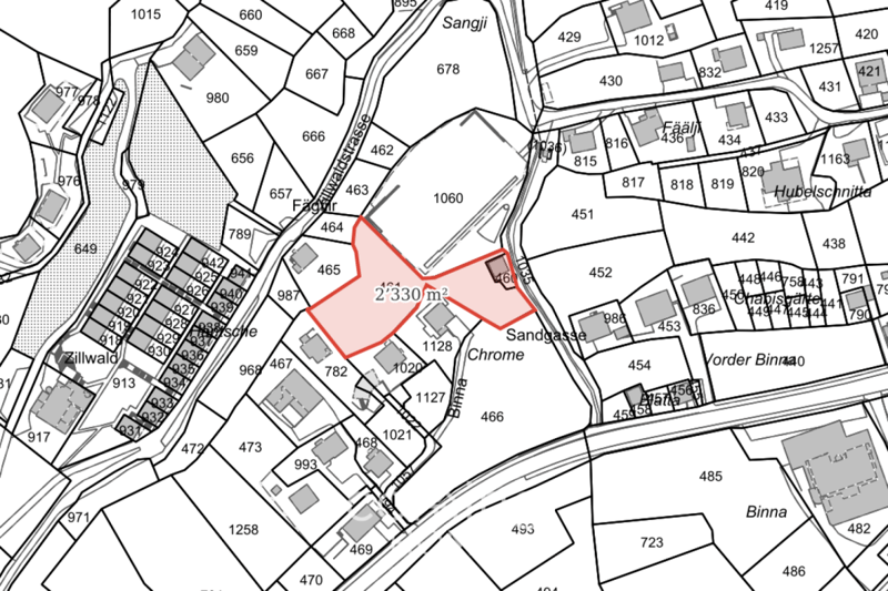 Zwei Bauparzellen in Lax - Wohnzone W3, Bergsicht, Aletschgebiet (2)