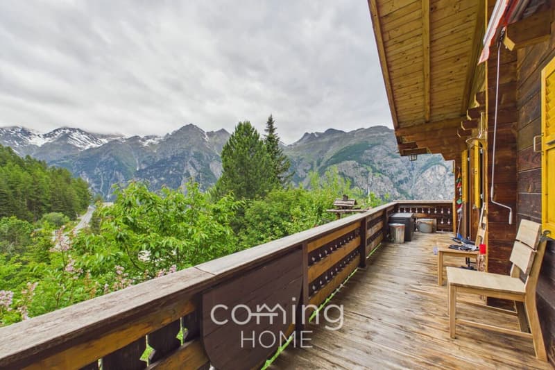 4-Zimmer-Chalet in St. Niklaus - Panoramaaussicht, Cheminée, Zweitwohnsitz möglich (13)