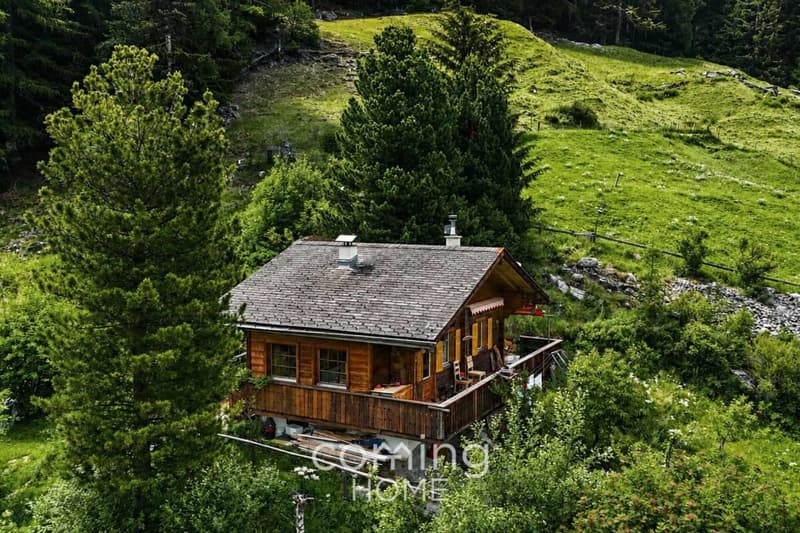 4-Zimmer-Chalet in St. Niklaus - Panoramaaussicht, Cheminée, Zweitwohnsitz möglich (14)