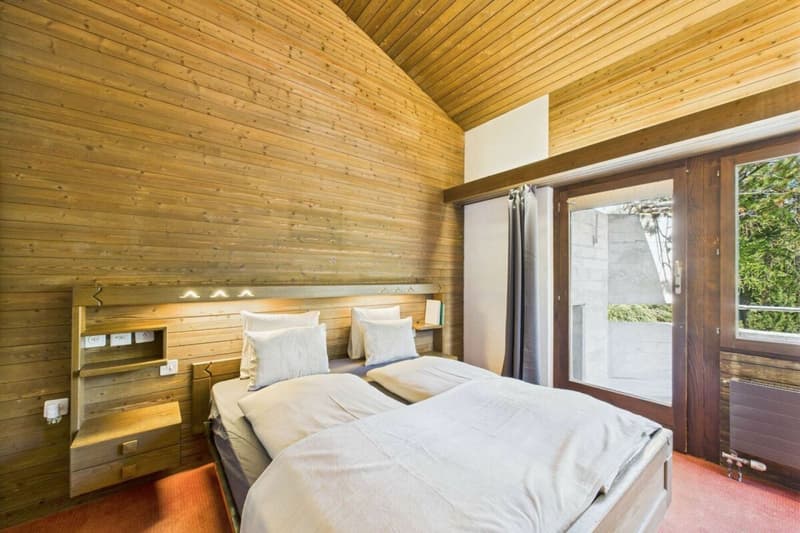 Möbliertes Hotelzimmer mit Balkon - wochenweise in Saas-Fee (2)
