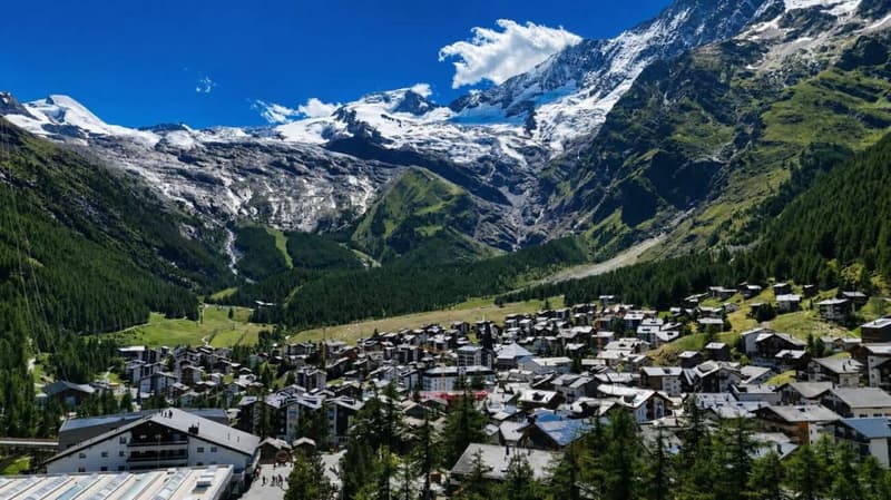 Möbliertes Hotelzimmer mit Balkon - wochenweise in Saas-Fee (6)
