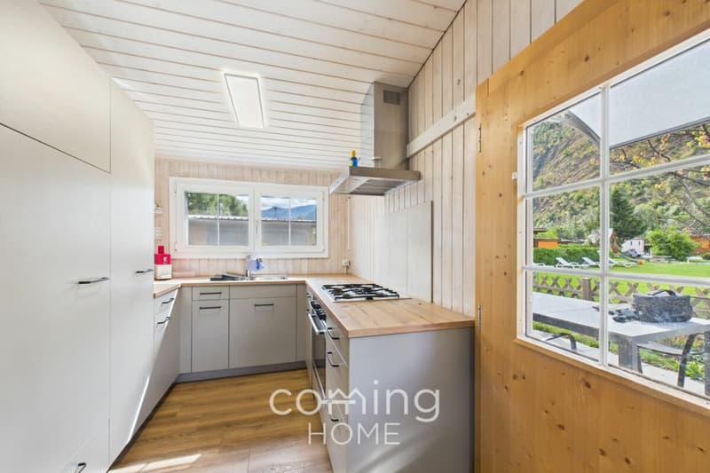 Feriendomizil in Raron - Mobilehome mit Gartenplatz, Pool und sofortiger Nutzung (4)