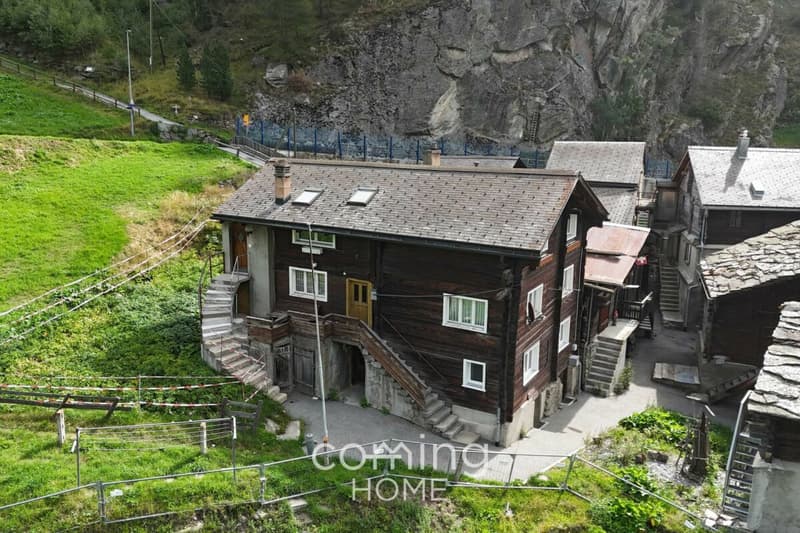 Charmante 4-Zimmerwohnung in Saas-Grund mit sonniger Bergsicht (11)