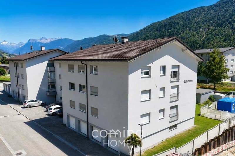 Gepflegte 4.5 Zimmerwohnung in Steg-Hohtenn mit sonnigem Balkon und Bergsicht (13)
