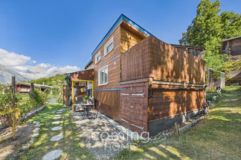 ÖKO-Tiny House in Bürchen mit Grundstück W3 und Bergsicht (1)