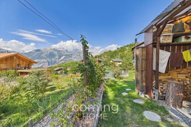 ÖKO-Tiny House in Bürchen mit Grundstück W3 und Bergsicht (14)
