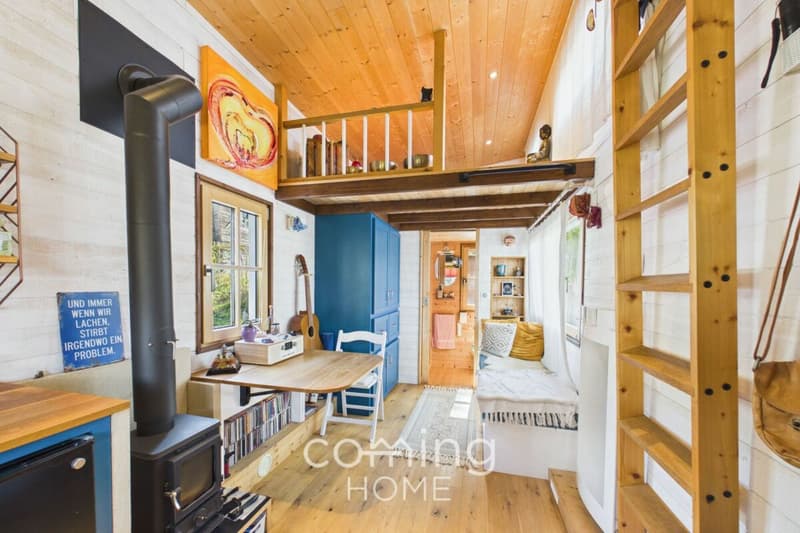 ÖKO-Tiny House in Bürchen mit Grundstück W3 und Bergsicht (8)