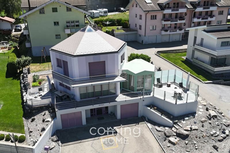 Der Bergkristall von Glis - einzigartiges Architektenhaus mit Panoramasicht (20)