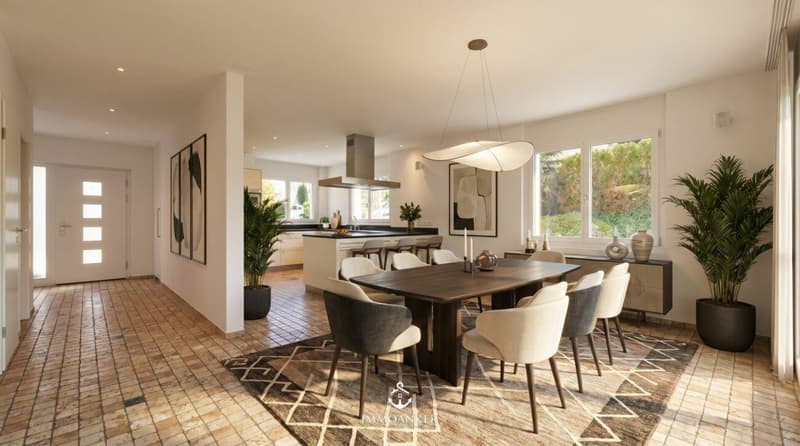 Modernes 10.5-Zimmer-Einfamilienhaus mit Weitsicht, Minergie-Standard und vielseitigem Nutzungspotenzial in Pfungen (2)