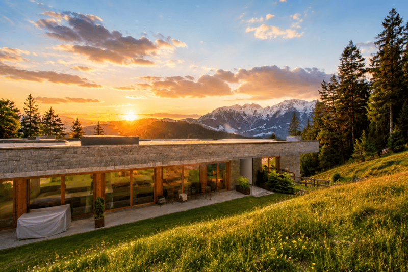 Moderne 2.5-Zimmer-Terrassenwohnung mit 20 m² Terrasse in Laax (2)