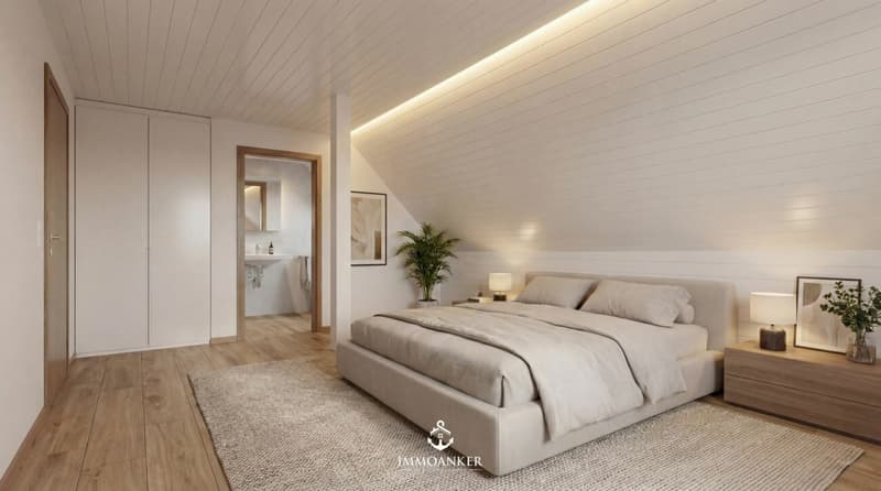 Lichtdurchflutete 4.5-Zimmer-Wohnung mit hoher Raumhöhe und Cheminée in Bottmingen (6)