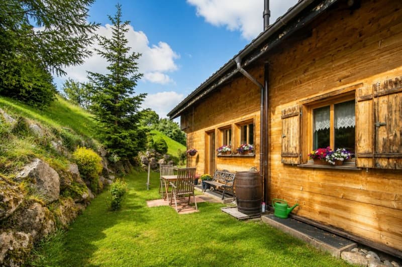 Einzigartiges Vollholzhaus aus Mondholz - gesund wohnen mit Bergsicht und vielseitigen Nutzungsmöglichkeiten (3)