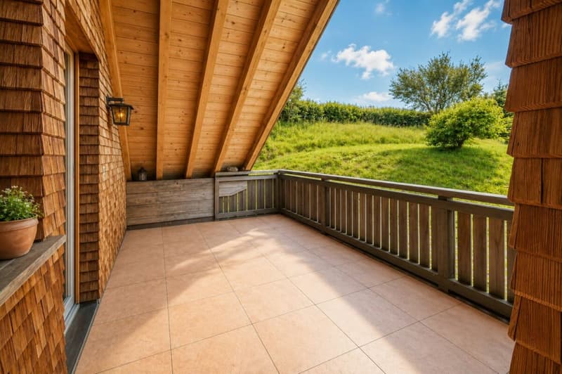 Einzigartiges Vollholzhaus aus Mondholz - gesund wohnen mit Bergsicht und vielseitigen Nutzungsmöglichkeiten (6)