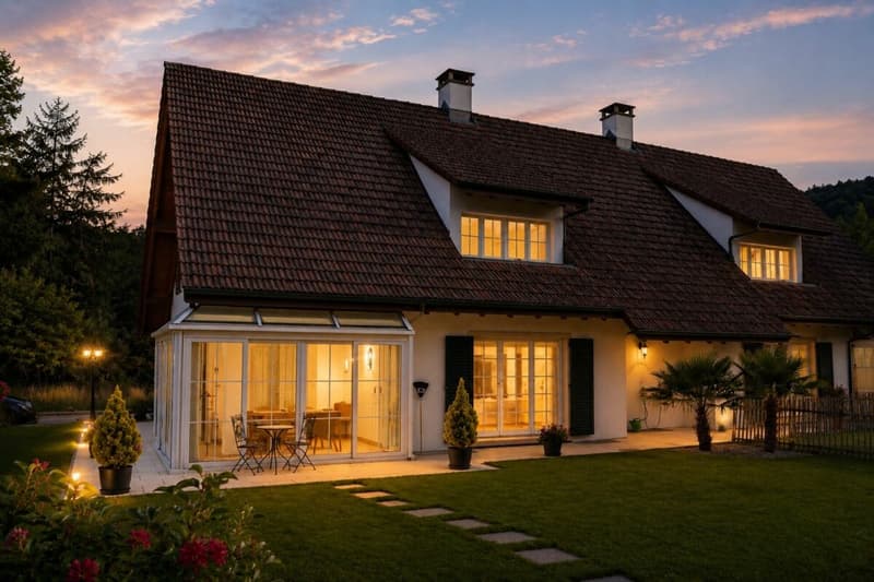 Idyllisches Zuhause an der Bauzonengrenze - charmante Doppelhaushälfte mit Garten und Ausbaupotenzial (2)