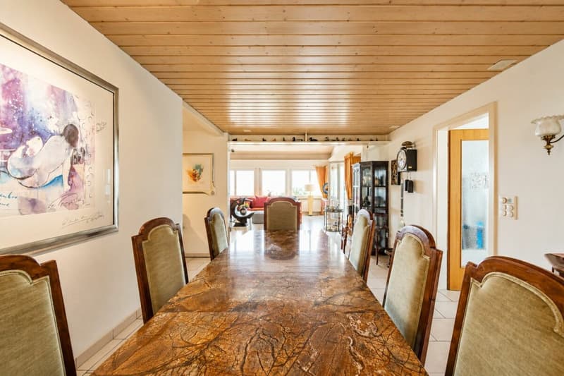 Exklusives Familienparadies mit Pool und Weitblick - grosszügiges 10-Zimmer-Einfamilienhaus in Bergdietikon (9)