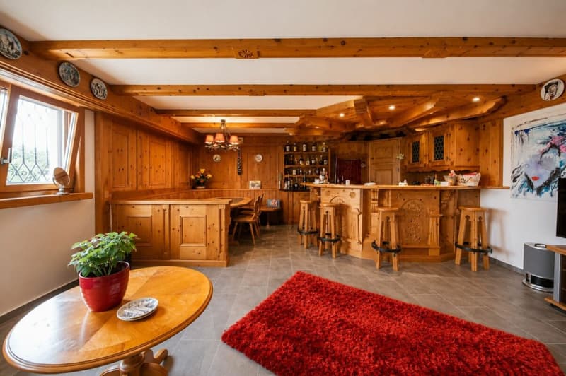 Exklusives Familienparadies mit Pool und Weitblick - grosszügiges 10-Zimmer-Einfamilienhaus in Bergdietikon (22)