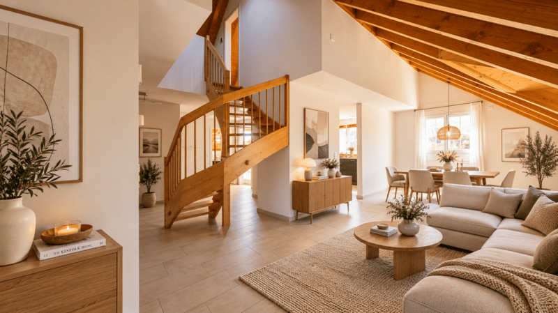 Wohnen mit Weitblick - charmante 4.5-Zimmer-Duplexwohnung mit Holzambiente und Sicht auf den Pfannenstiel (4)