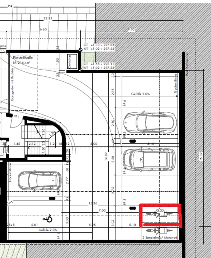 Motorradeinstellplatz an ruhiger Strasse zu vemieten (1)