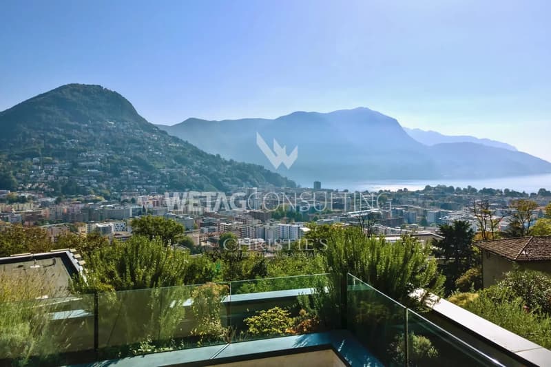 Lugano: moderne Penthouse-Wohnung mit grosser Terrasse & Blick auf den Luganersee zu verkaufen (2)