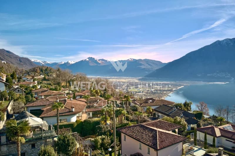 Brione sopra Minusio: schöne Luxusvilla mit Panoramablick auf den Lago Maggiore zu verkaufen (10)