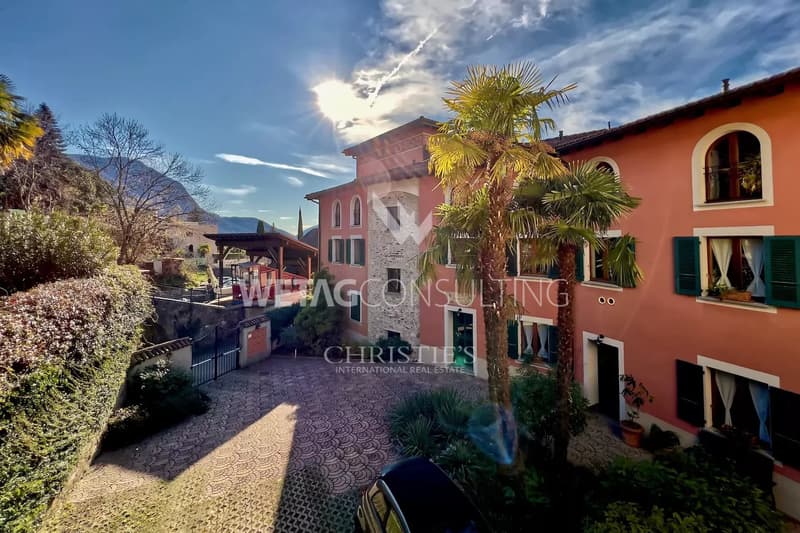 Ruvigliana: grosse Wohnung mit herrlichem Seeblick & Schwimmbad zu verkaufen (1)