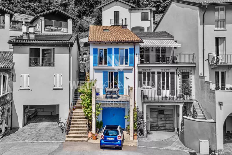 Charakteristisches Tessiner Haus in Melide mit 180° Panoramablick auf den Luganersee zu verkaufen (11)