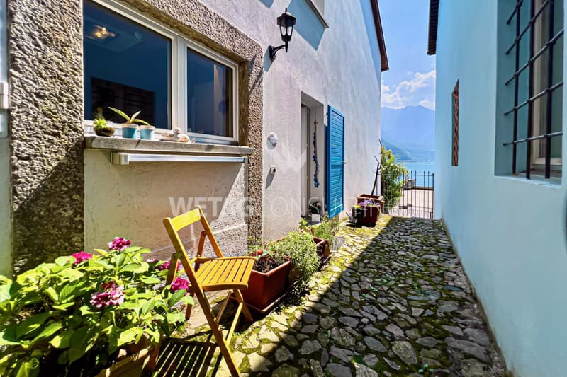 Charakteristisches Tessiner Haus in Melide mit 180° Panoramablick auf den Luganersee zu verkaufen (2)