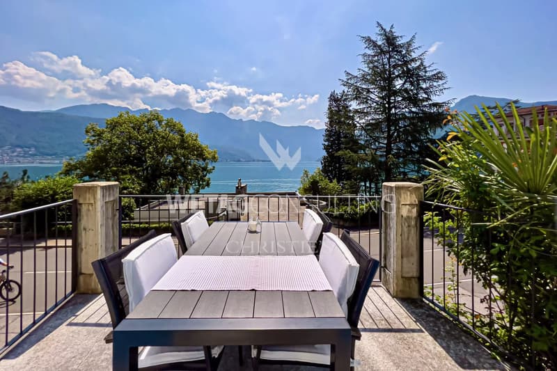 Charakteristisches Tessiner Haus in Melide mit 180° Panoramablick auf den Luganersee zu verkaufen (1)