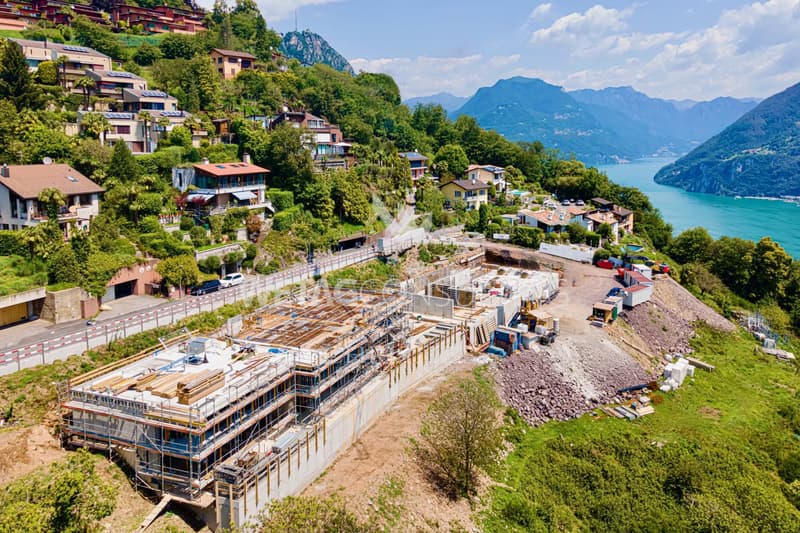 Lugano-Carona: moderne Duplex-Wohnung mit spektakulärem Blick auf den Luganersee zu verkaufen (6)