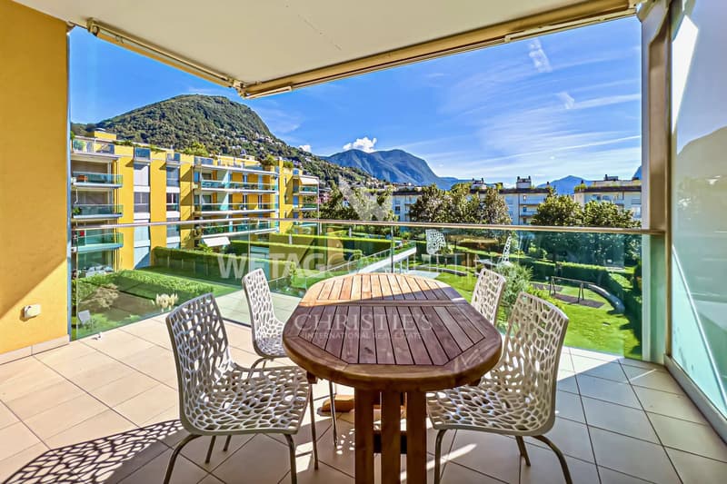Lugano-Pregassona: Helle Wohnung mit grosser Terrasse zu verkaufen (1)
