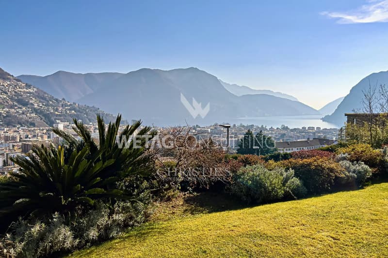 Lugano-Savosa: Wohnung mit grossem Privatgarten & Blick auf den Luganersee zu verkaufen (2)