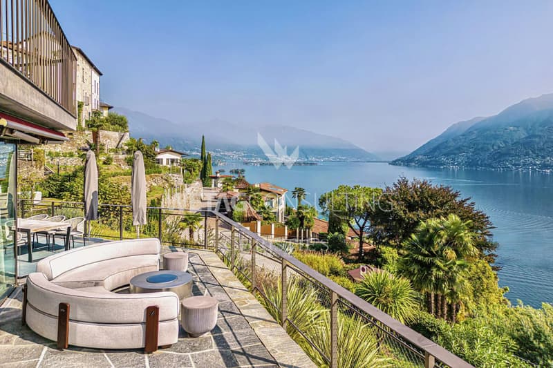 Exklusive Wohnung mit 180° Panoramablick auf den Lago Maggiore in Brissago zu verkaufen (1)