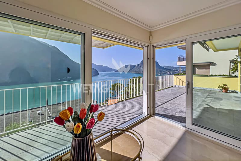 Herrschaftliche Villa in Lugano-Castagnola mit herrlichem Blick auf den Luganer See zu verkaufen (2)