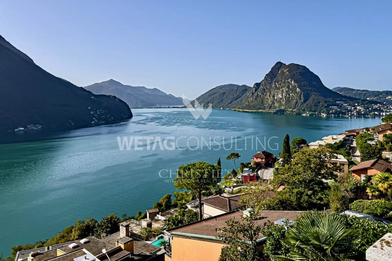 Herrschaftliche Villa in Lugano-Castagnola mit herrlichem Blick auf den Luganer See zu verkaufen (1)