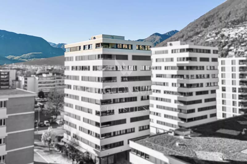 Moderne Penthouse-Wohnung mit Seesicht in zentraler Lage in Locarno zu verkaufen (12)