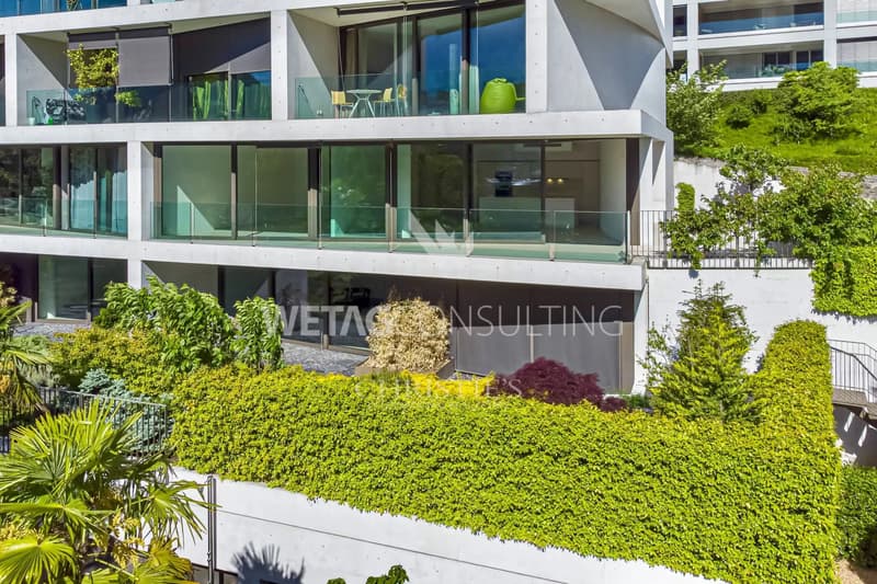 Moderne Wohnung in Lugano mit privatem Garten zu verkaufen (12)