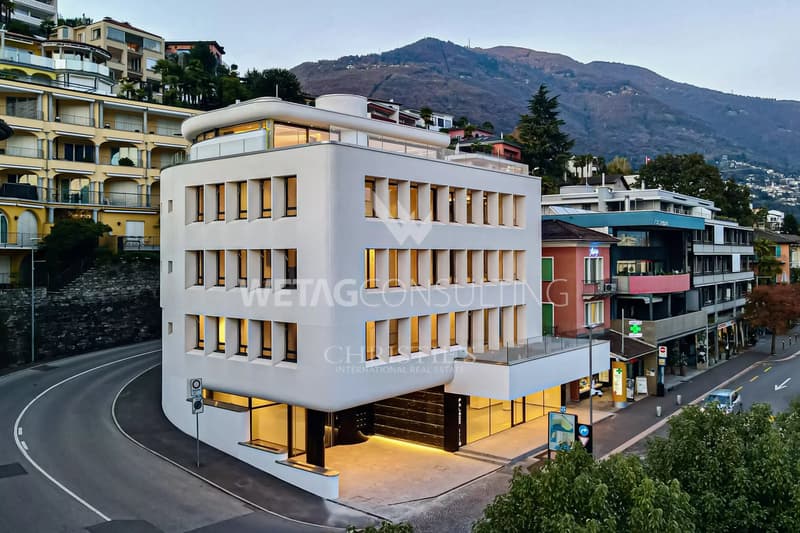 Luxus 1.5-Zimmer-Duplex-Penthouse-Wohnung mit Blick auf den Lago Maggiore in Ascona zu verkaufen (11)