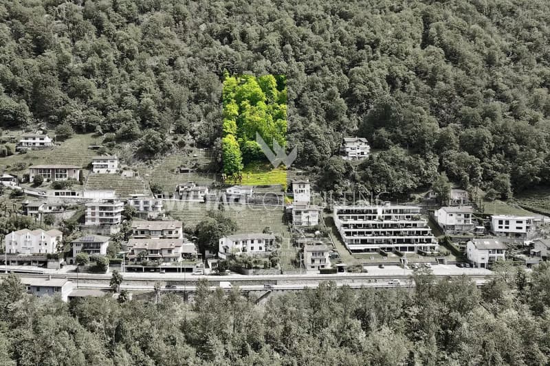 Beautiful building land in Solduno with panoramic views for sale (9)