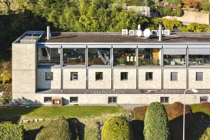 Lugano: villa moderna con vista lago in vendita (12)