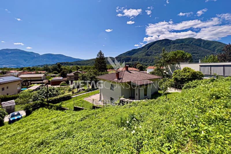 Schönes Bauland in Tegna zu verkaufen mit hervorragendem offenem Blick in Richtung Lago Maggiore (4)