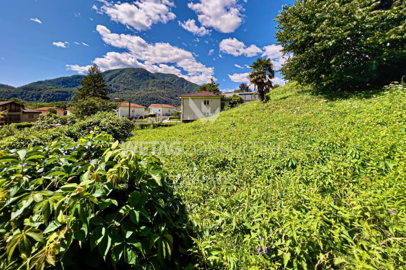 Schönes Bauland in Tegna zu verkaufen mit hervorragendem offenem Blick in Richtung Lago Maggiore (5)