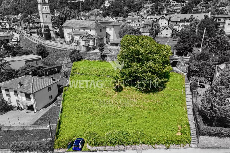 Schönes Bauland in Tegna zu verkaufen mit hervorragendem offenem Blick in Richtung Lago Maggiore (6)