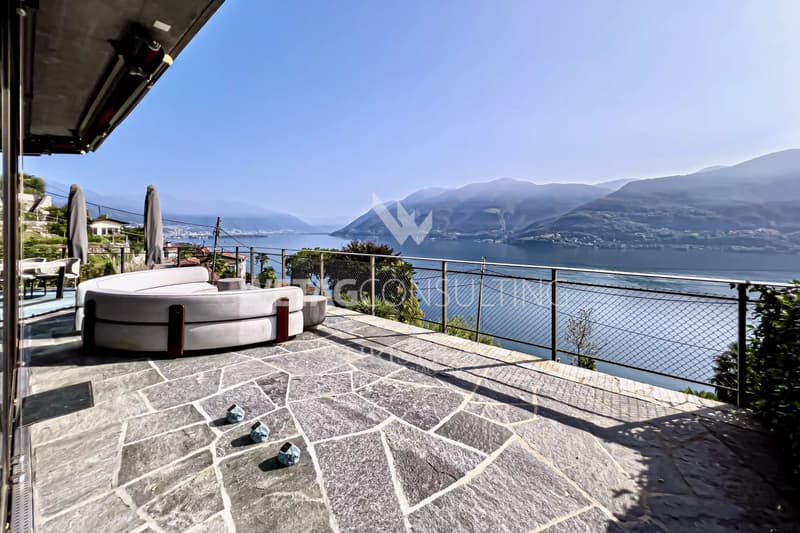 Appartamento esclusivo con vista panoramica 180 gradi sul Lago Maggiore a Brissago in vendita (10)
