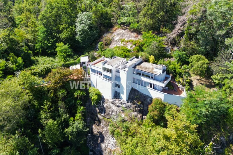 Losone: Wunderschöne, zu renovierende Villa im Grünen zu verkaufen (1)