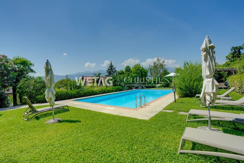 Lugano-Ruvigliana: elegante Wohnung mit atemberaubendem Seeblick, Pool & Garten zu verkaufen (6)